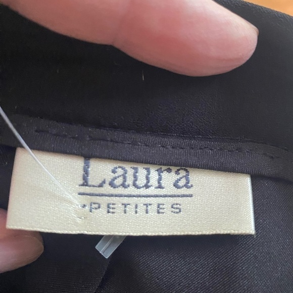 NWOT 80s LAURA PETITE DOUBLE SLIT MAXI 3 LAYER STRAIGHT SKIRT FULLY LINED SZ 12 - Picture 7 of 7